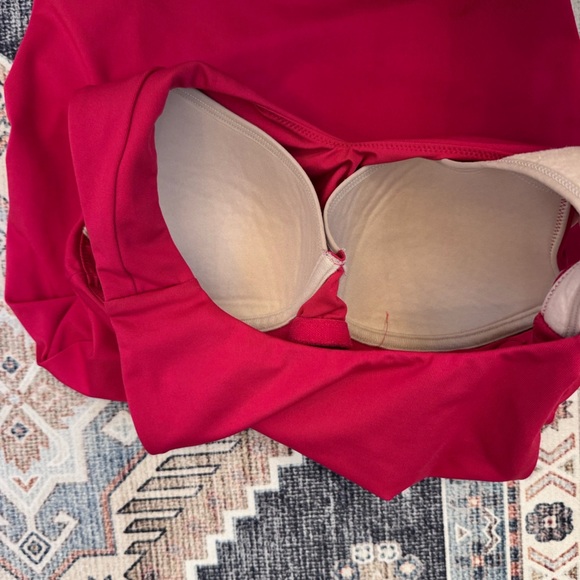 Athleta Pink Built In 34B Bra Athletic Tank Top Women’s - Picture 5 of 11